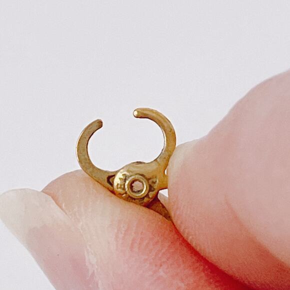 Vintage Signed Monet Necklace Modernist Cream Enamel Gold Tone 1980s - Picture 8 of 13